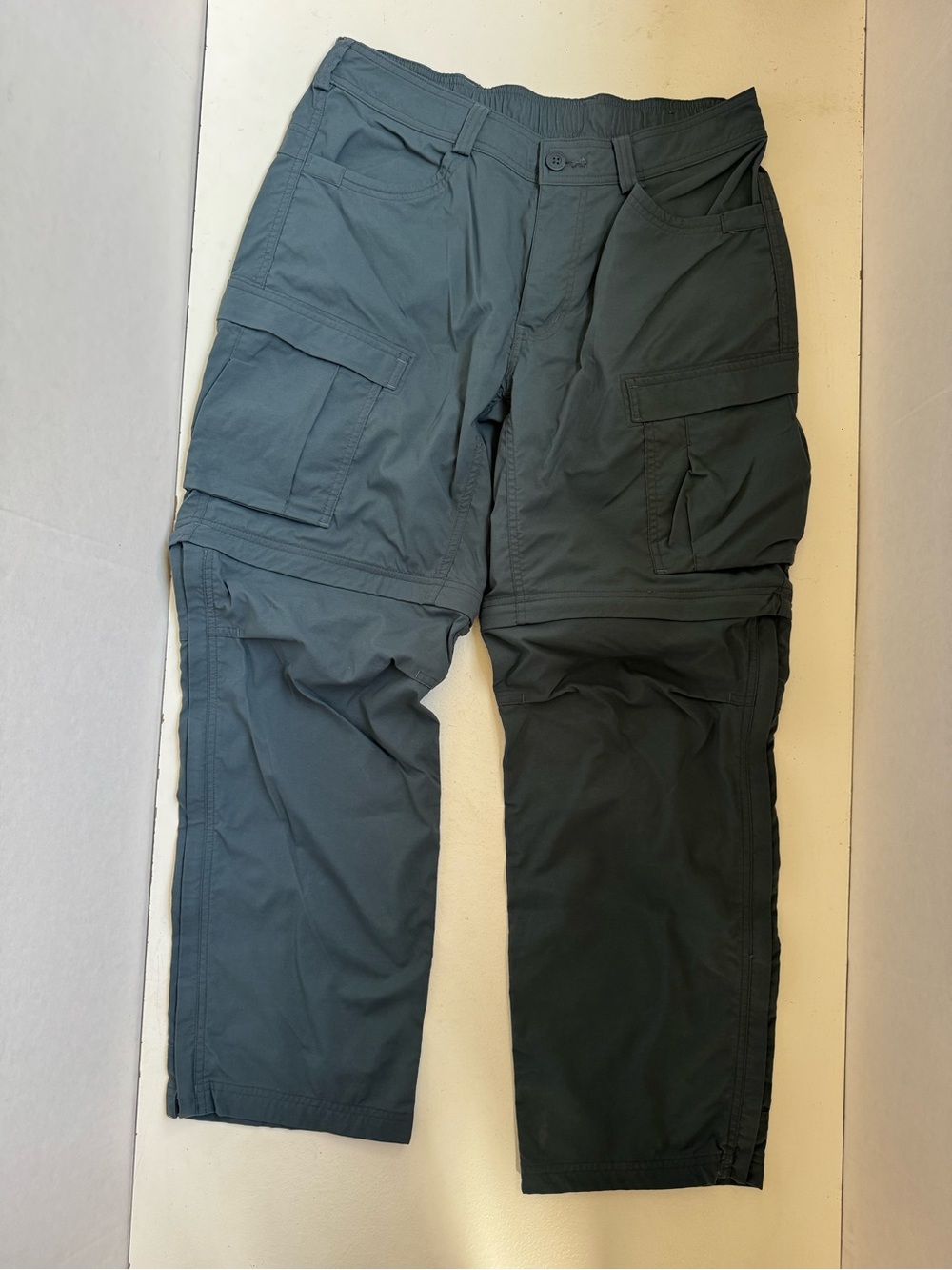 REI Co-op Sahara Convertible Relaxed Mens 34x30 Gray Hiking Pants Gorpcore